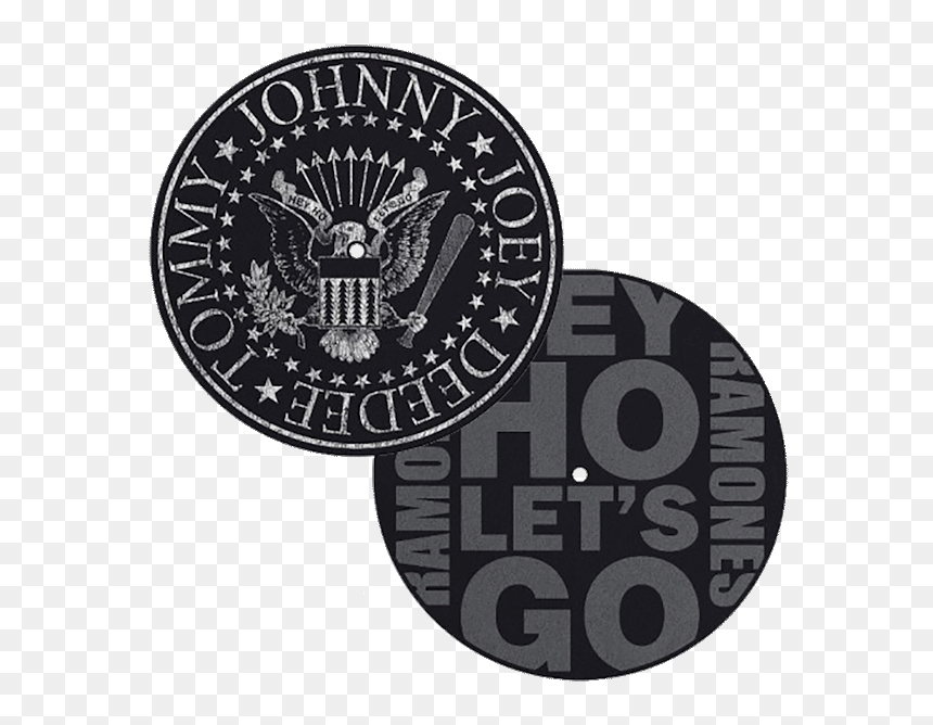 Ramones, Classic Seal & Hey Ho, Slipmat Set - Ramones Logo, HD Png Download - ramones png
