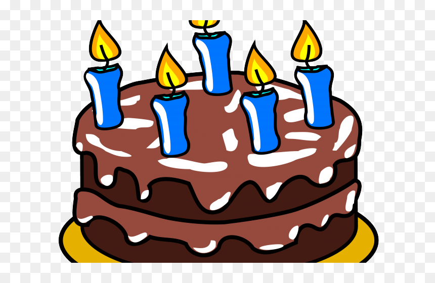 Birthday Present Clipart Birthda - Clipart Image Of Cake, HD Png Download - cartoon cake png