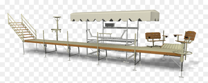 Shorestation Boat Lift And Dock System Options - Shorestation Boat Lift Step, HD Png Download - boat dock png