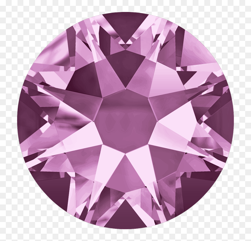 Swarovski 2088 Xirius Flatback Rhinestones Ss16 Light - Swarovski Crystal Light Sapphire, HD Png Download - rhinestones png