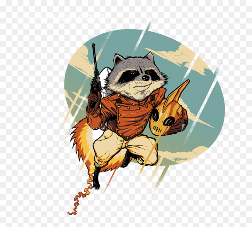 Rocket Raccoon A Teer - Rocket Racoo Nt Shirt, HD Png Download - rocket racoon png