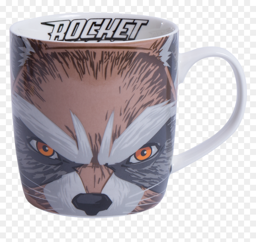 Mug, HD Png Download - rocket racoon png