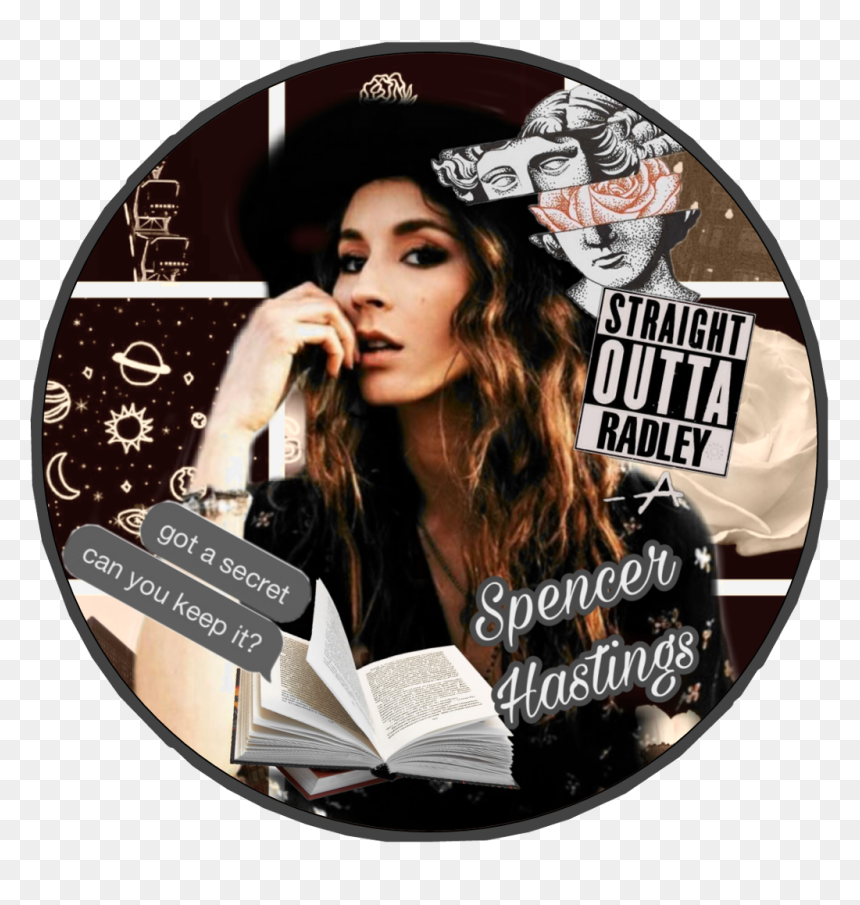#prettylittleliars #spencerhastings #pllfans - Label, HD Png Download - spencer hastings png
