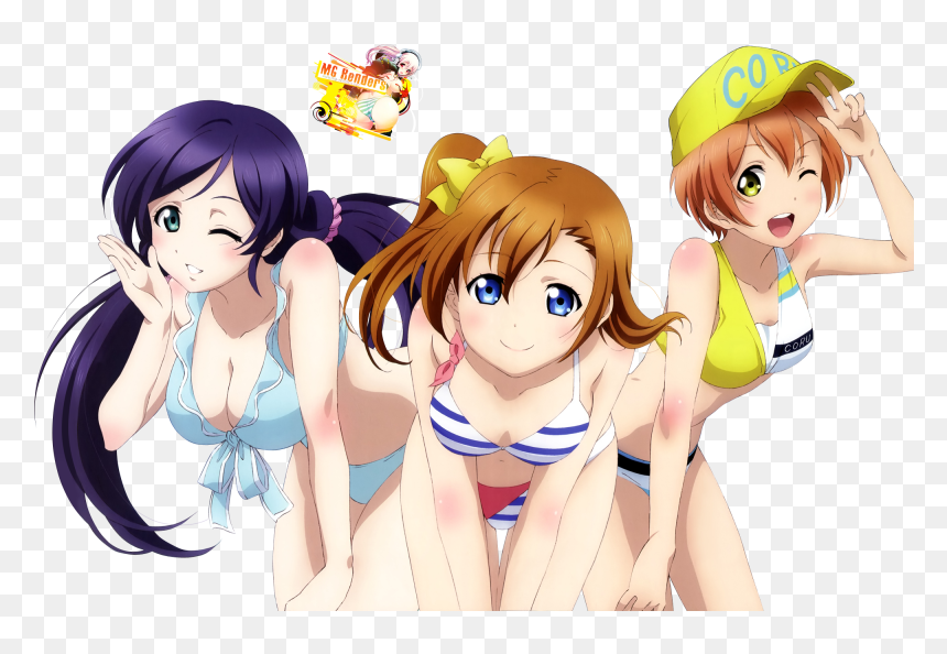 Chicas Sexis Del Anime Love Live Nosomi, HD Png Download - rin hoshizora png