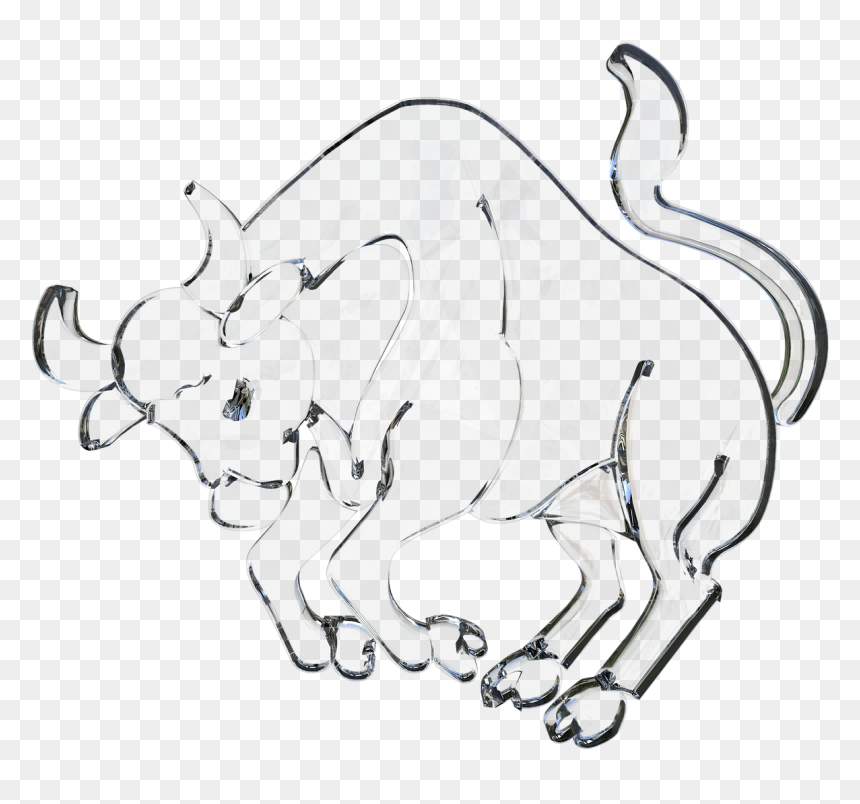 Glass Signs Of The Zodiac Taurus Horoscope Free Photo - Taurus, HD Png Download - taurus symbol png