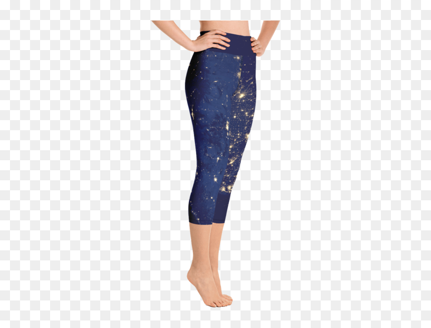 Black And Rose Gold Leggings, HD Png Download - night lights png