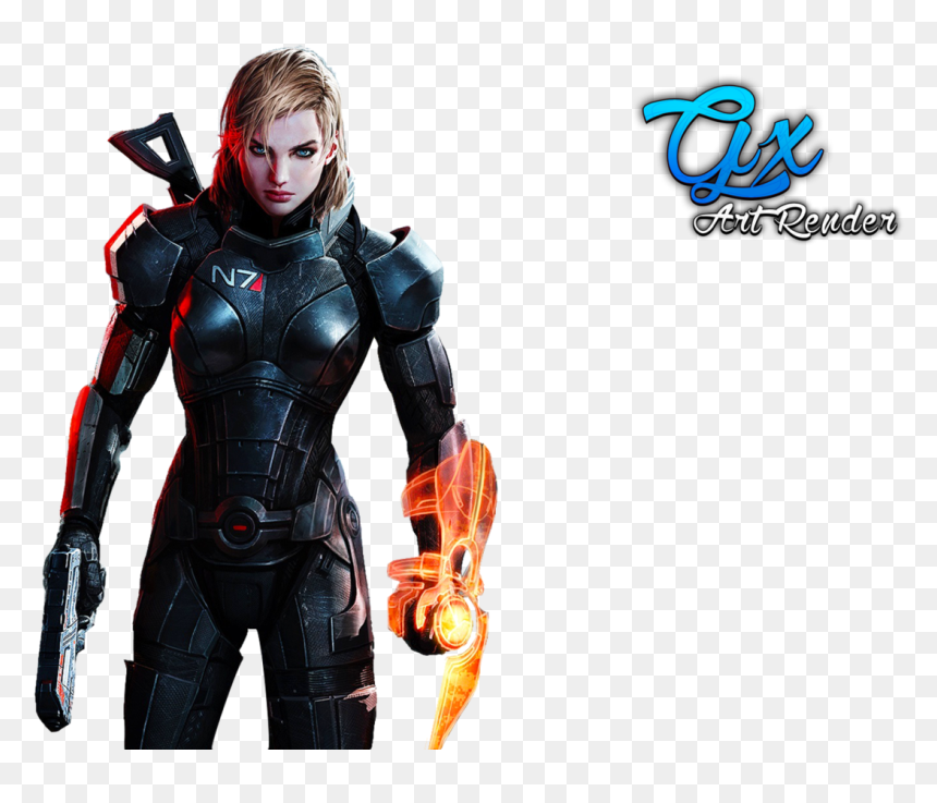 Mass Effect Femshep Armor, HD Png Download - commander shepard png