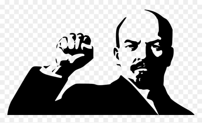 Lenin - Lenin Black And White, HD Png Download - vladimir lenin png