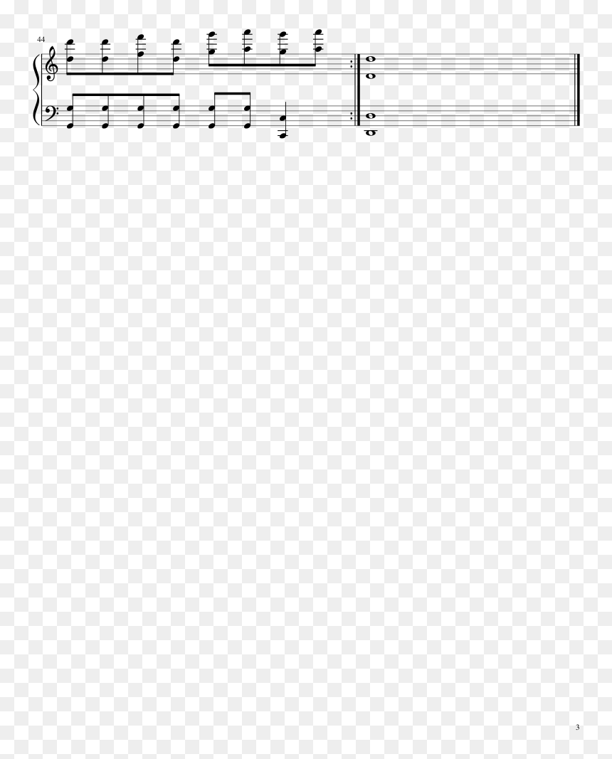 Sheet Music, HD Png Download - commander shepard png