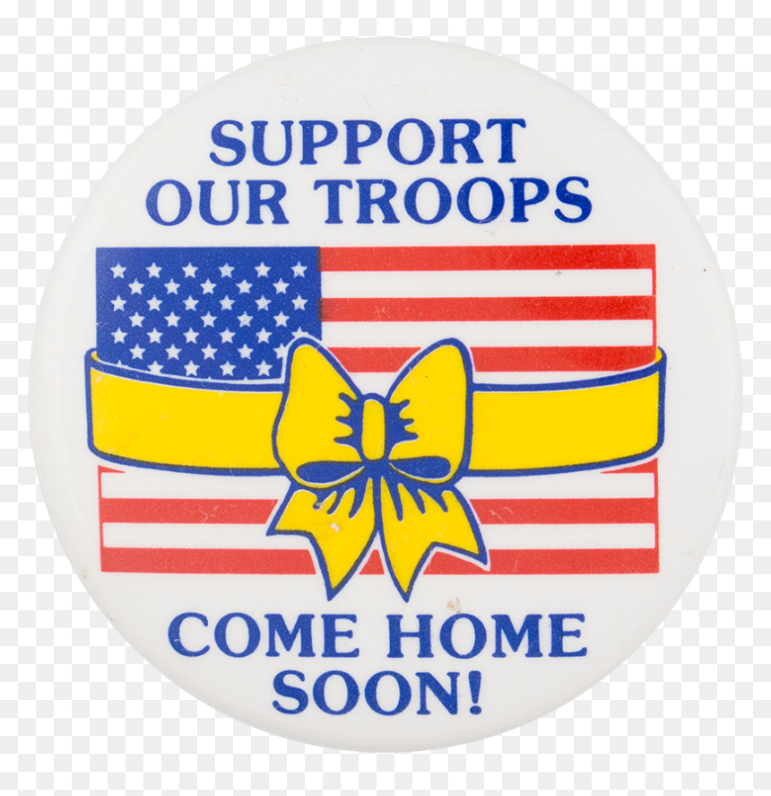 Support Our Troops Cause Button Museum - Space Suit, HD Png Download - support our troops png