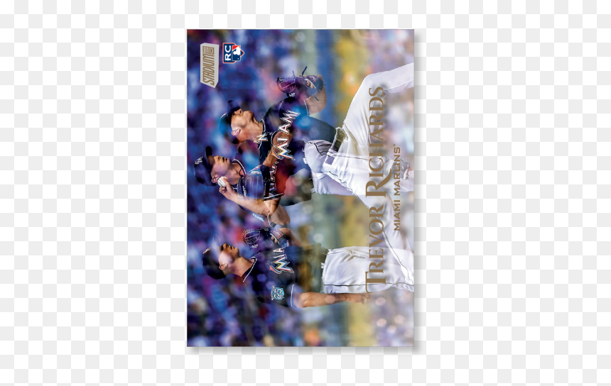 Trevor Richards 2019 Topps Stadium Club Baseball Base - Picture Frame, HD Png Download - bluebonnets png