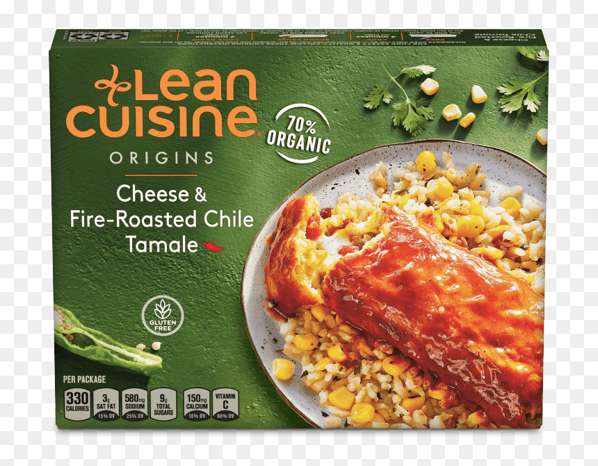 Cheese & Fire-roasted Chile Tamale Image - Lean Cuisine, HD Png Download - tamale png
