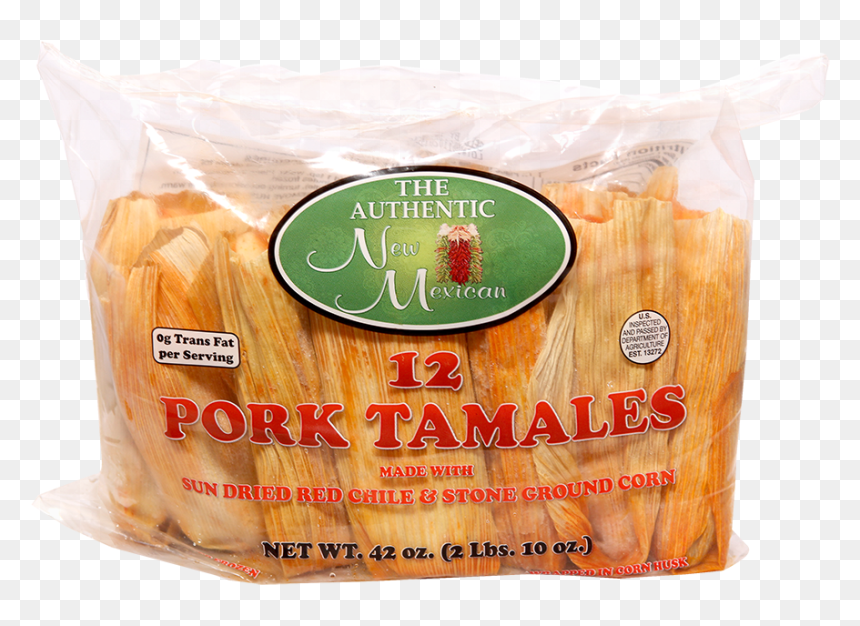 12 Count Pork Tamales With Red Chile - Graham Bread, HD Png Download - tamale png