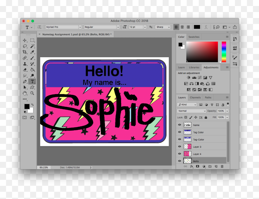 Graphics Software, HD Png Download - hello my name is nametag png
