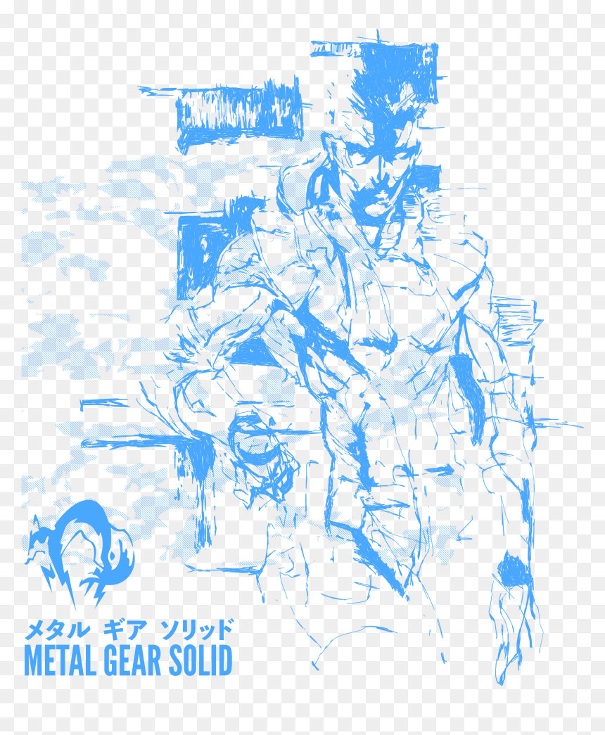 Illustration, HD Png Download - snake metal gear png