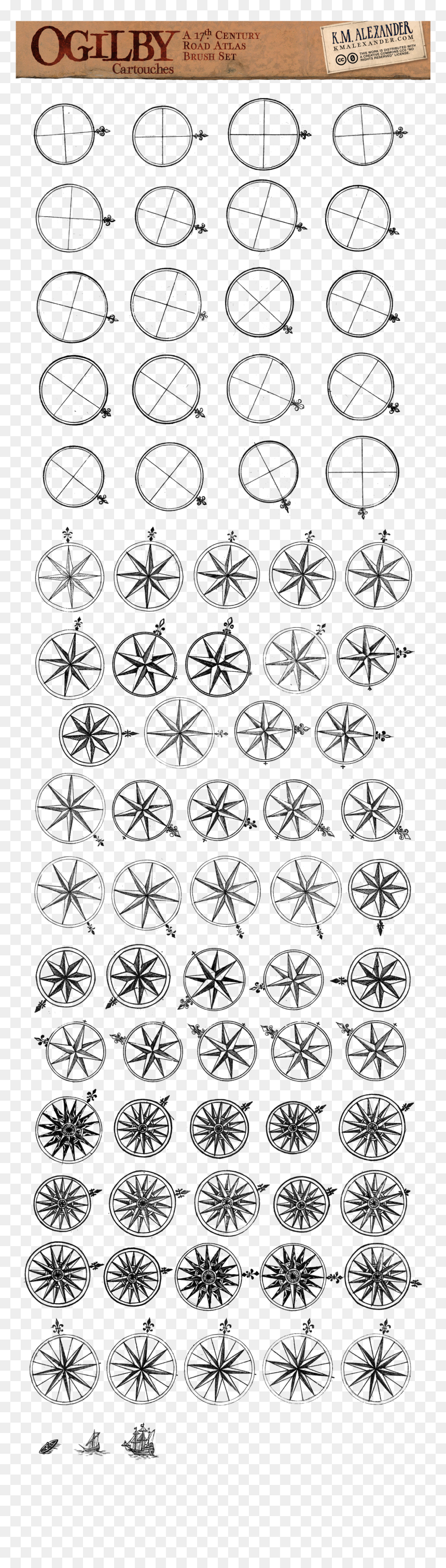 Circle, HD Png Download - fantasy compass rose png