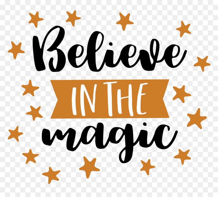 Believe In Magic Of Christmas Png Transparent, Png Download - gratitude png