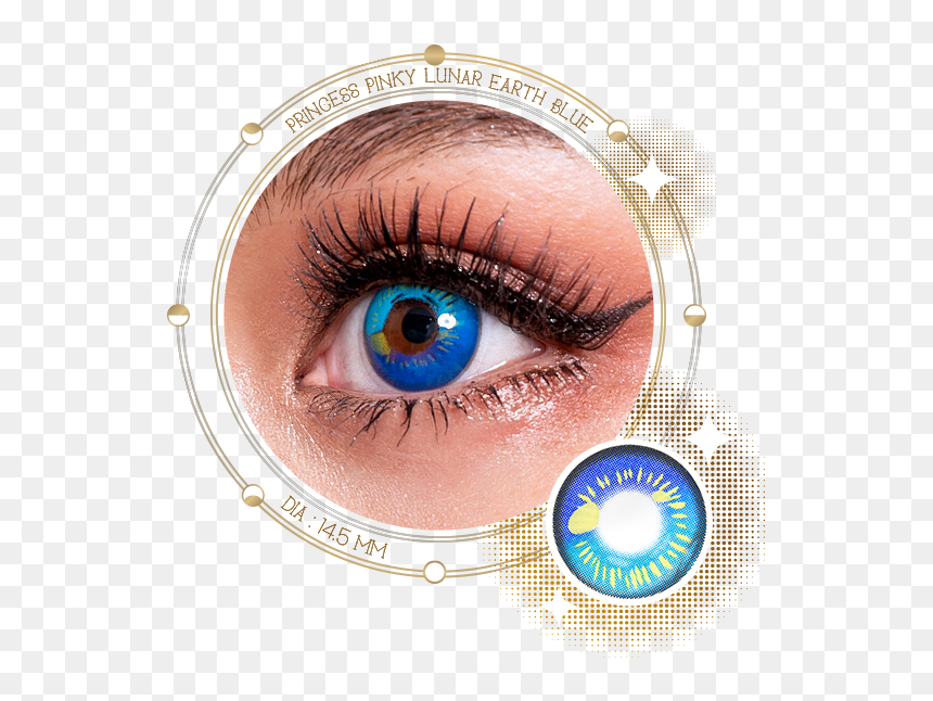 Pinky Paradise Princess Pinky Lunar Earth Brown, HD Png Download - ghoul eye png