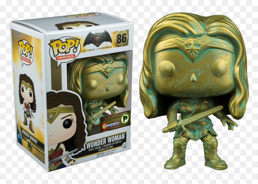Wonder Woman Pop Figures, HD Png Download - wonder woman cartoon png