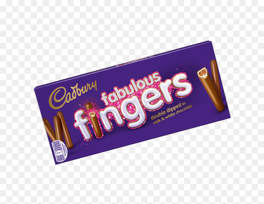 Cadburys White Chocolate Fingers, HD Png Download - fabolous png