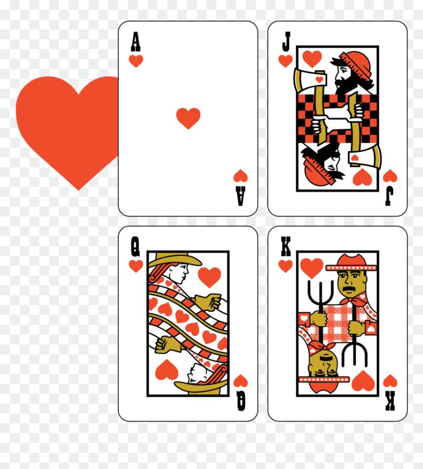 Hearts, HD Png Download - joker playing card png