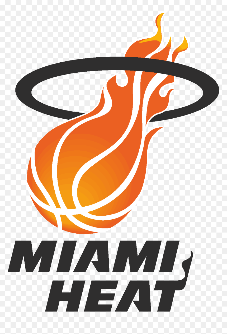 Old Miami Heat Logo, HD Png Download - miami heat logo png