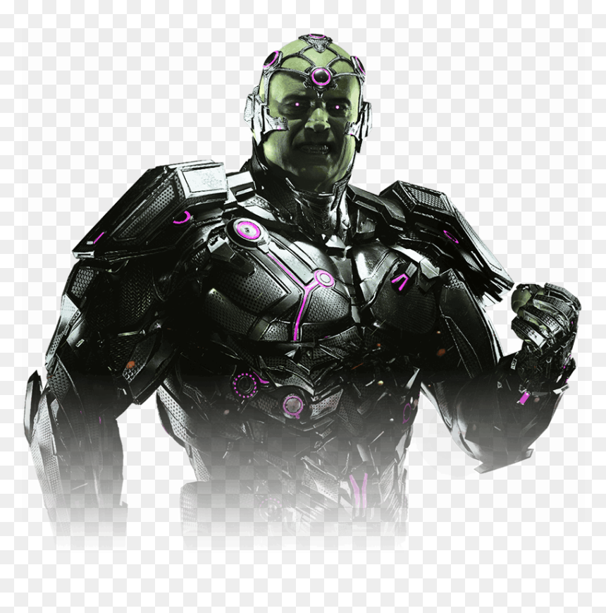 Transparent Dick Grayson Png - Injustice 2 Characters Brainiac, Png Download - injustice 2 logo png