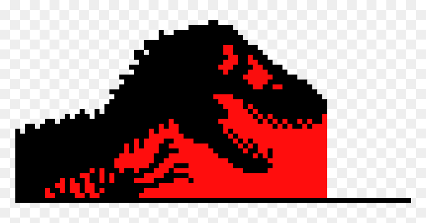 Jurassic Park Pixel Art, HD Png Download - jurassic park logo png