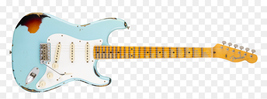 Fender Custom Shop 1956 Stratocaster Relic Specs, HD Png Download - fender logo png