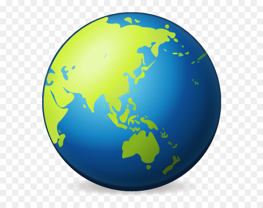 Emoticon De La Tierra, HD Png Download - world globe logo png