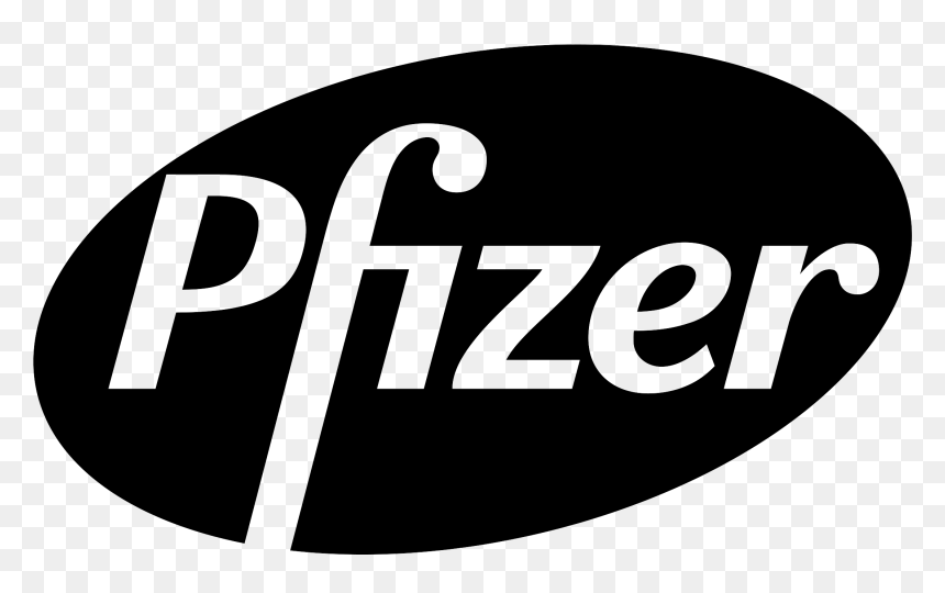 Pfizer Logo Black And White, HD Png Download - pfizer logo png
