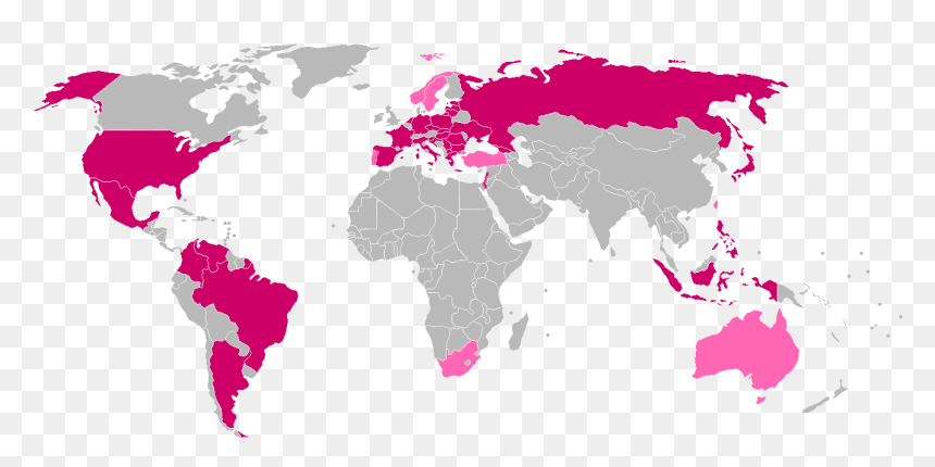 North Atlantic Treaty Organization Map, HD Png Download - playboy logo png