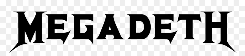 Megadeth Font Png, Transparent Png - megadeth logo png