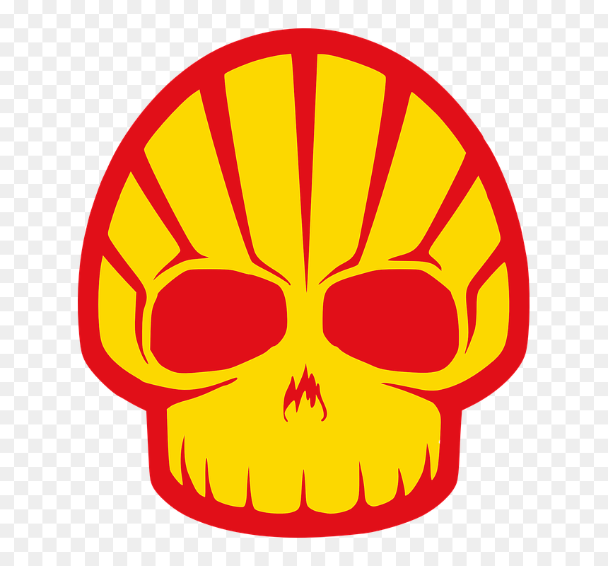 Shell Skull Logo, HD Png Download - shell logo png
