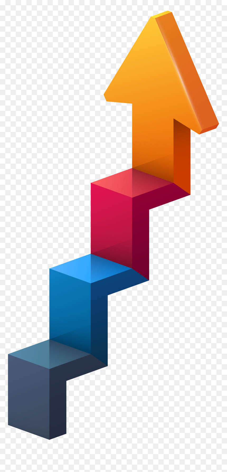 Stairs Clip Art, HD Png Download - arrow png