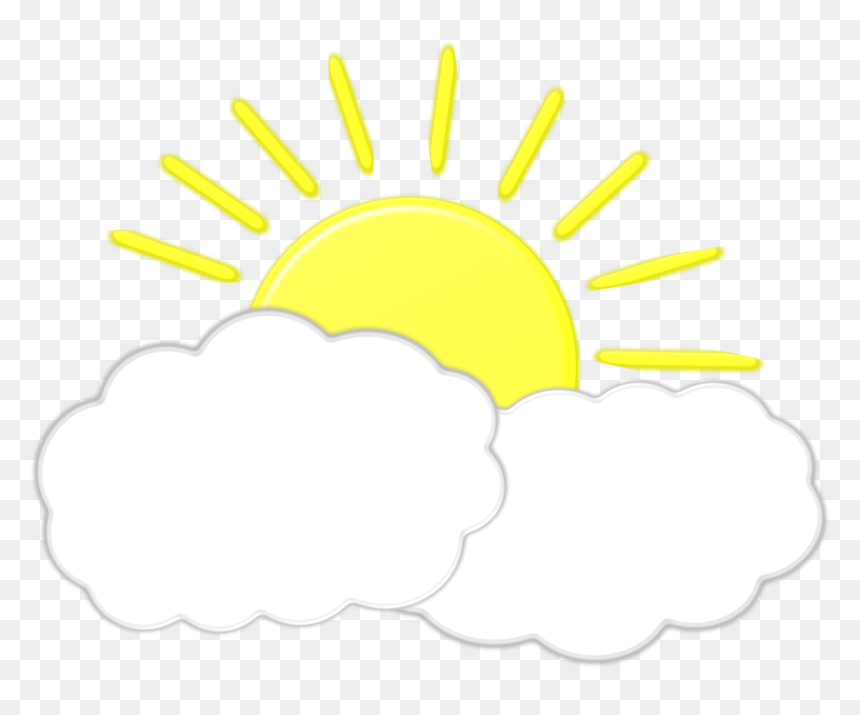 Sun And Cloud Clipart, HD Png Download - sun png