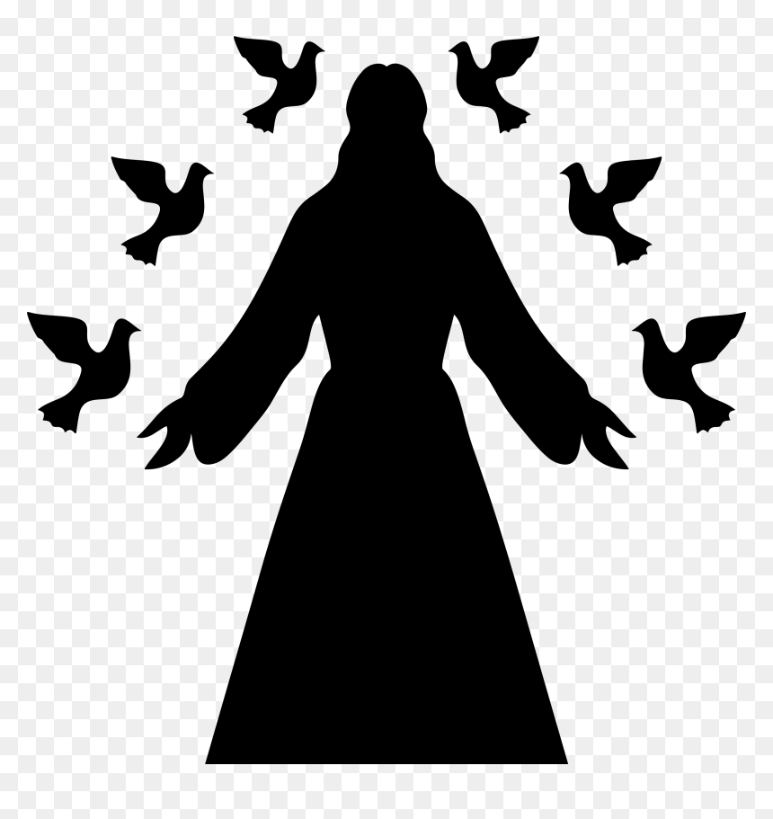 Jesus Christ Silhouette, HD Png Download - cross png