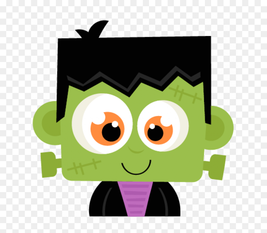 Cute Halloween Clip Art, HD Png Download - bride of frankenstein png
