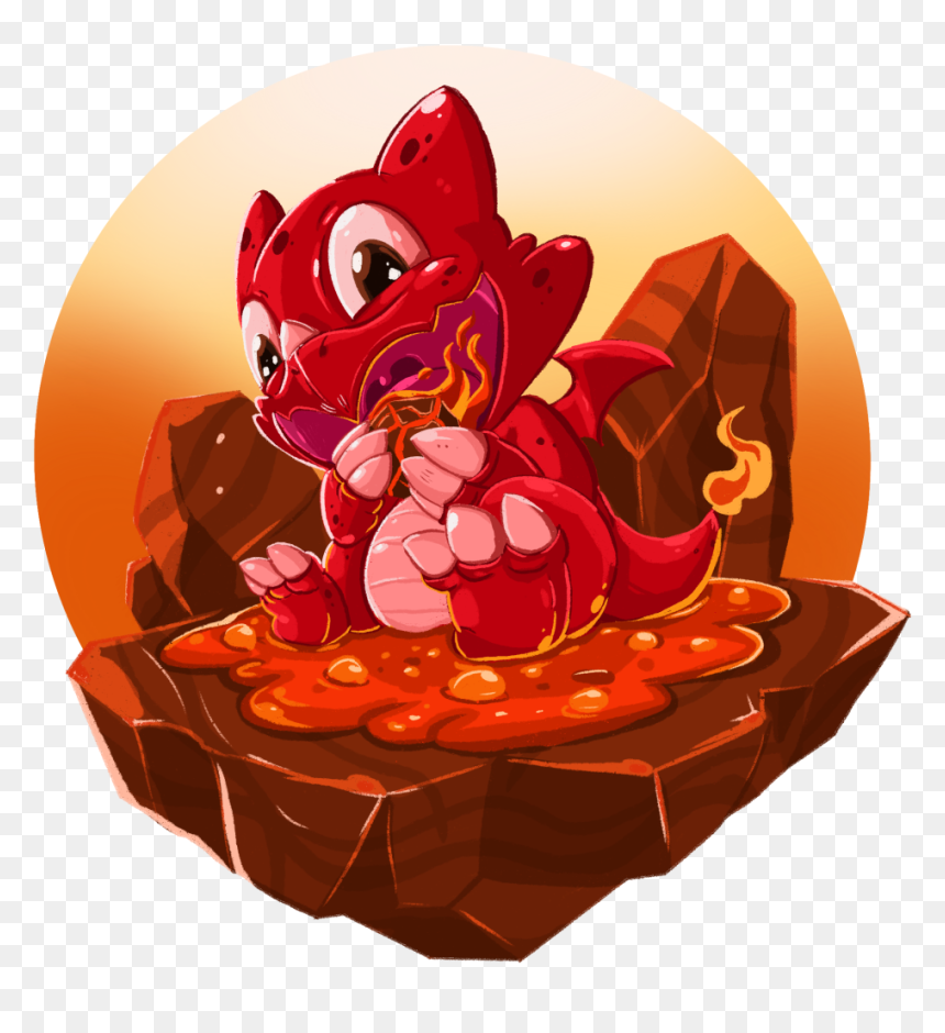 Fire Dragon - Illustration, HD Png Download - elemental png