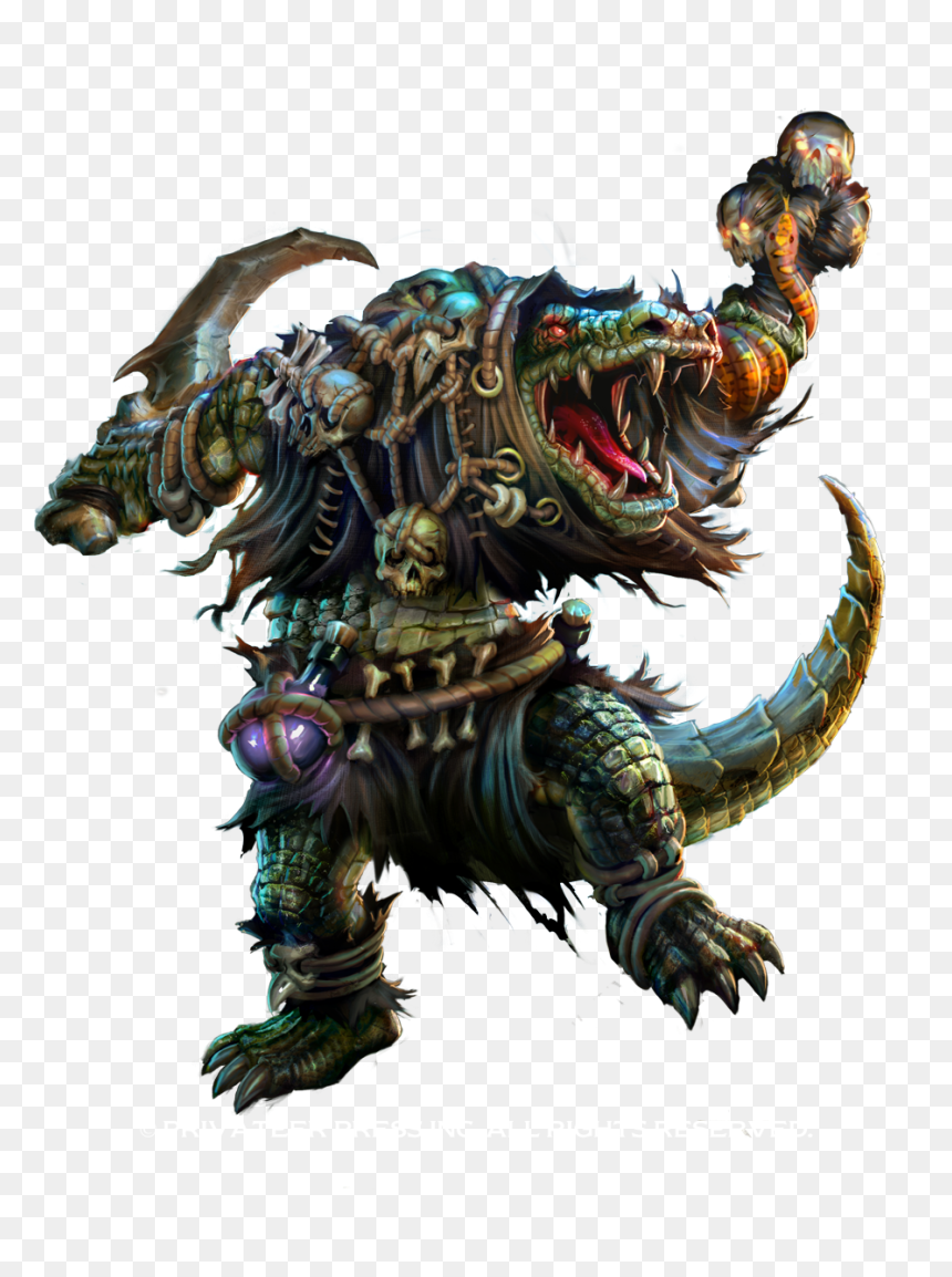 Gatorman Iron Kingdoms, HD Png Download - witch doctor png
