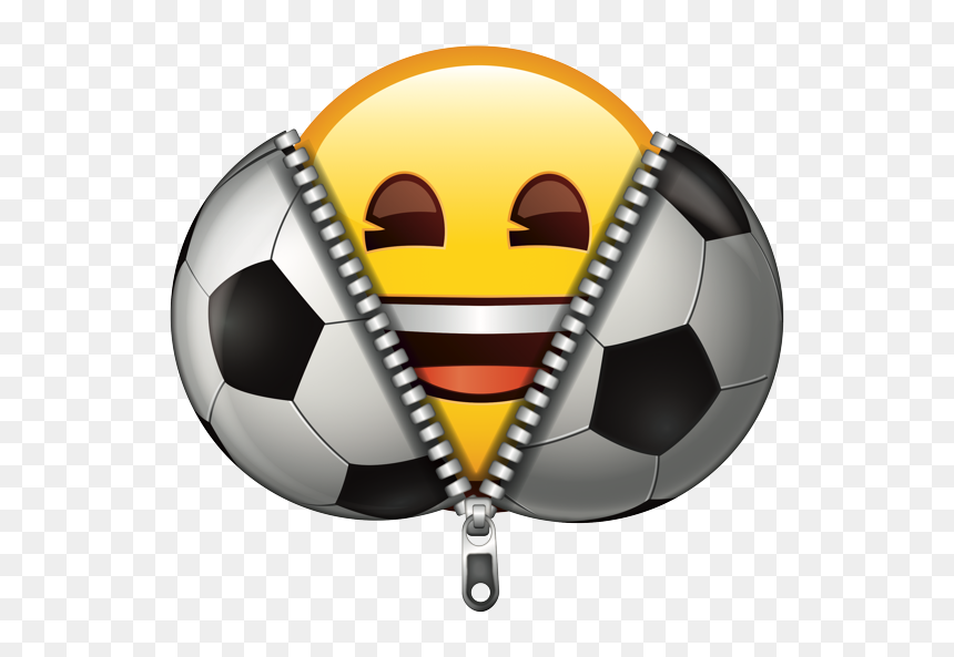 Smiley, HD Png Download - soccer ball emoji png