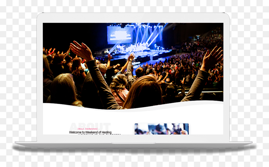 Led-backlit Lcd Display, HD Png Download - crowds png