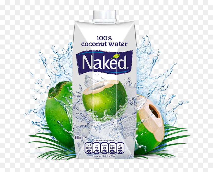 Naked Juice 100% Organic Pure Coconut Water, Usda Organic - Coconut Water Juice, HD Png Download - naked 100 png