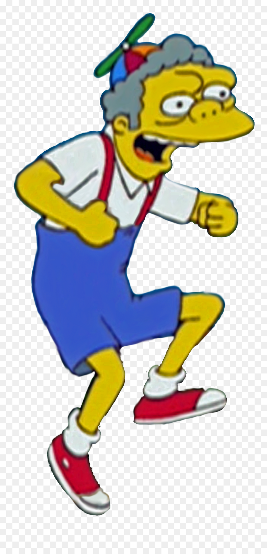 Moe Jumps Rope-homer"s Paternity Coot - Cartoon, HD Png Download - moe png
