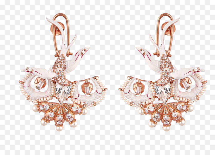 Uncut Diamond Earrings Malabar Gold, HD Png Download - twirl png