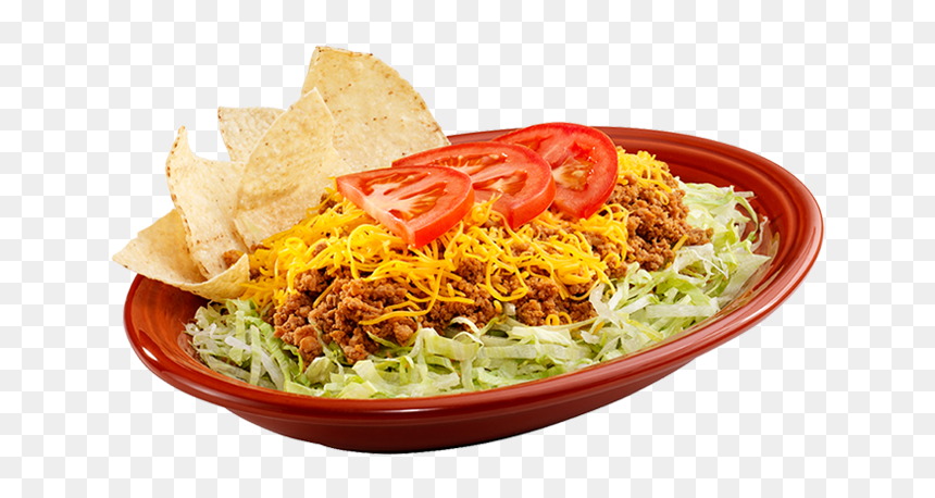 Beef Taco Salad With Chips, HD Png Download - taco salad png