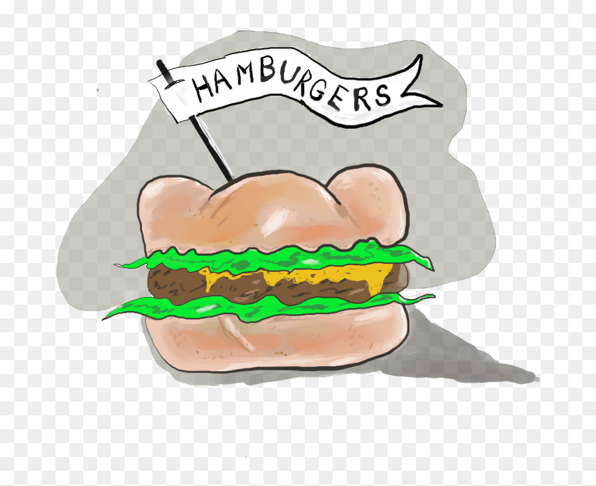 Fresh Off The Grill - Grilled Hamburger Clipart, HD Png Download - taco salad png