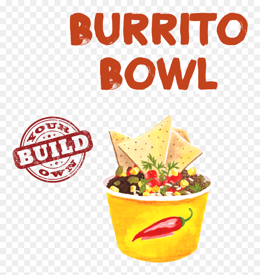 Burrito Bowl Burrito Loco, HD Png Download - taco salad png