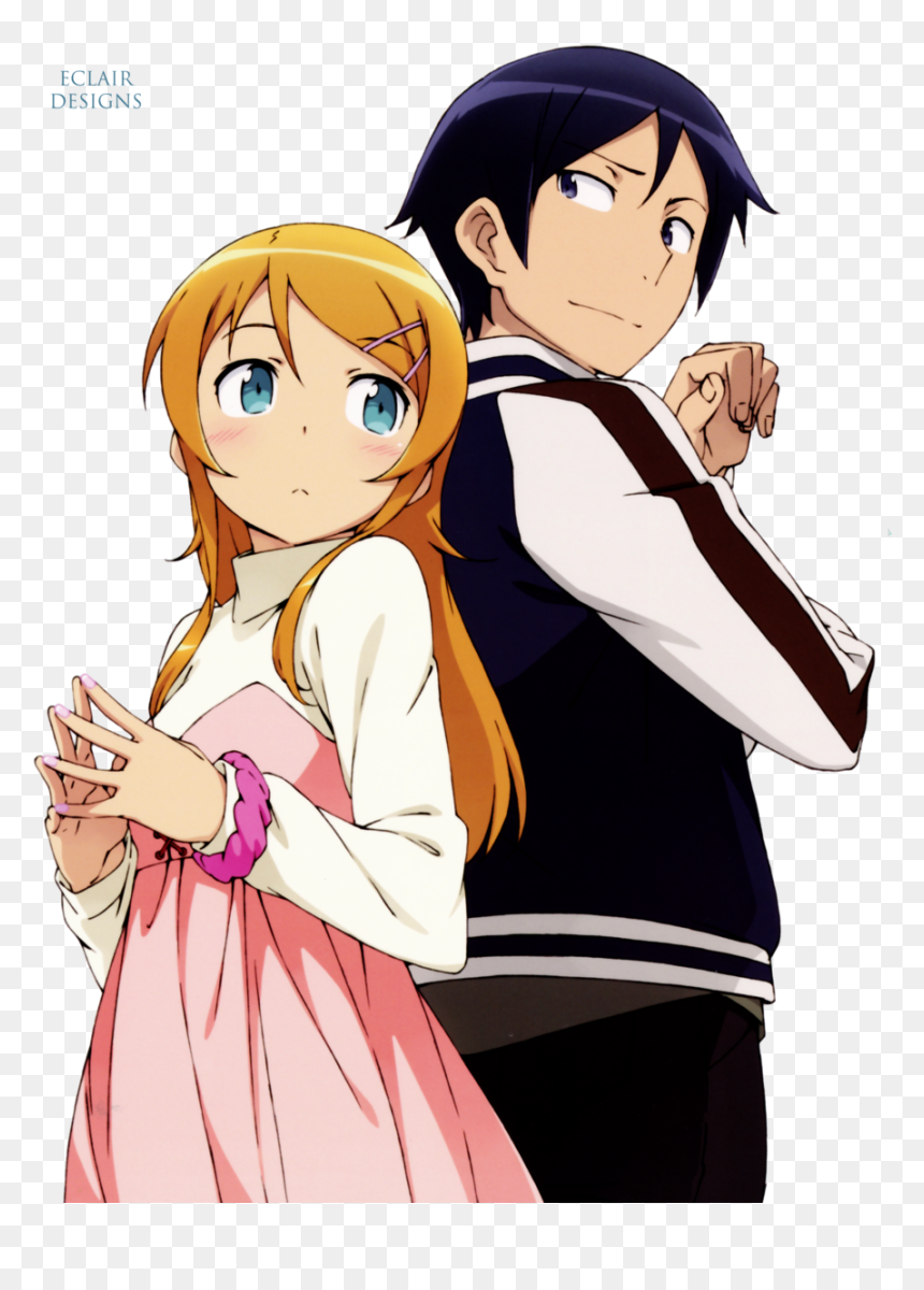 Kirino And Kyousuke , Png Download - Kirino Ore No Imouto Ga Konnani Kawaii Wake Ga Nai, Transparent Png - kirino png
