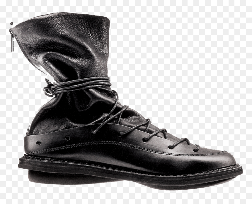 Zeus F Blk Waw Sft Blk - Trippen Zeus, HD Png Download - santa boots png